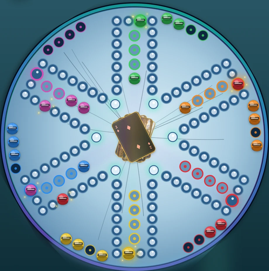Marblossi's six-seat marble board